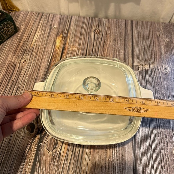 VINTAGE CORNING WARE Blue Cornflower 32 oz Casserole with Lid – Made in Canada - Picture 9 of 10